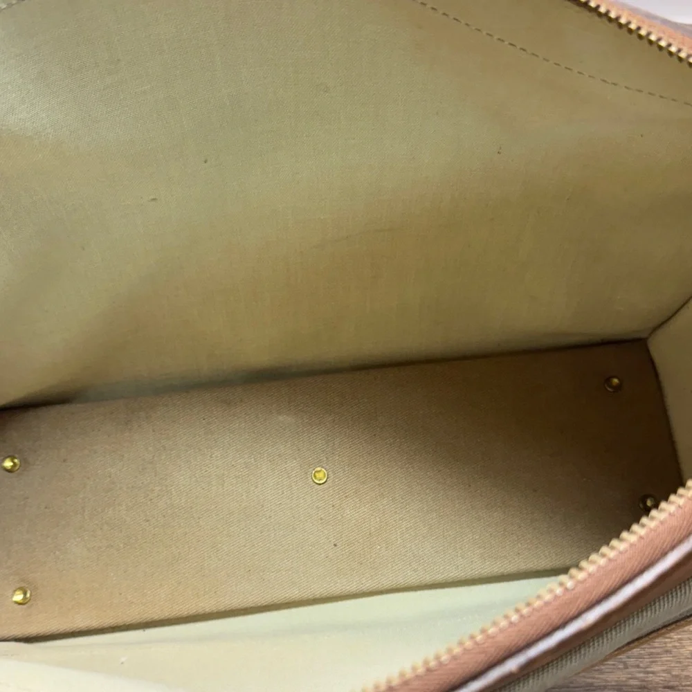Brahmin & Sperry tan Canvas and Leather Men's messenger Bag